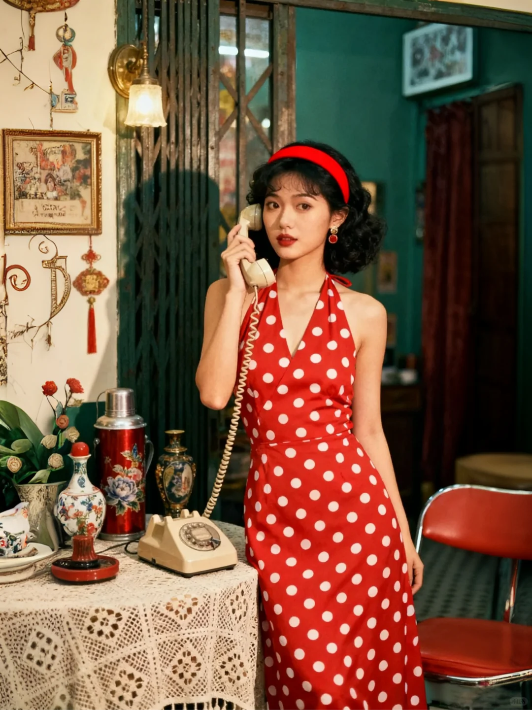 Ai写真●怎样0元生成港风复古写真艺术照？