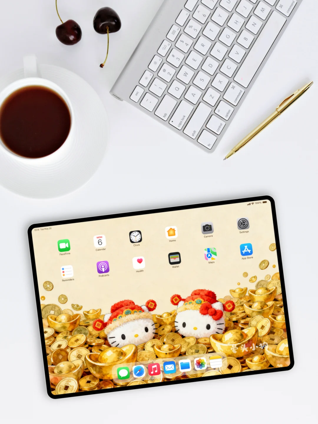 438｜HelloKitty·招财进宝✨｜平板壁纸