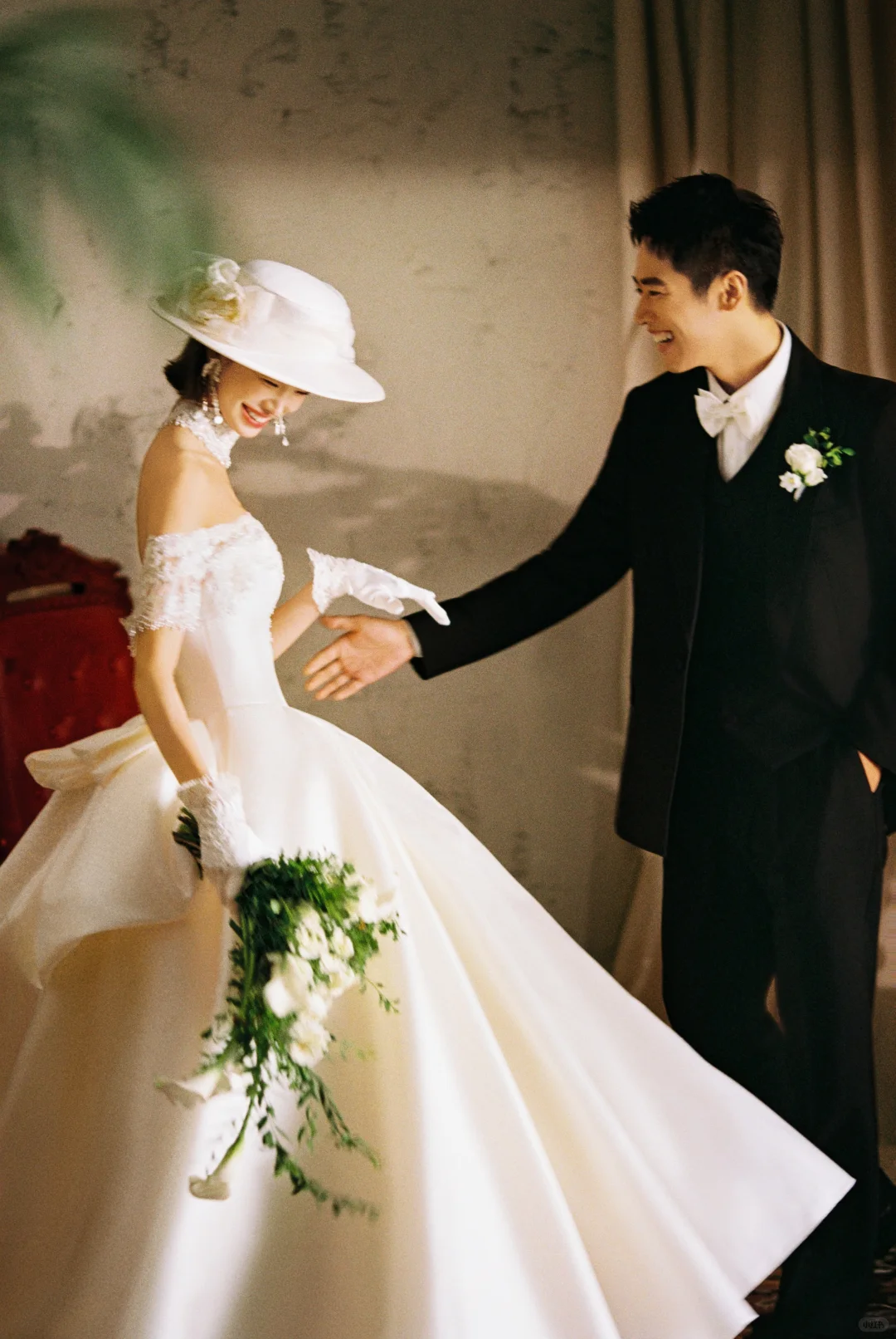 女明星首选法式复古婚纱照❗美的太权威了