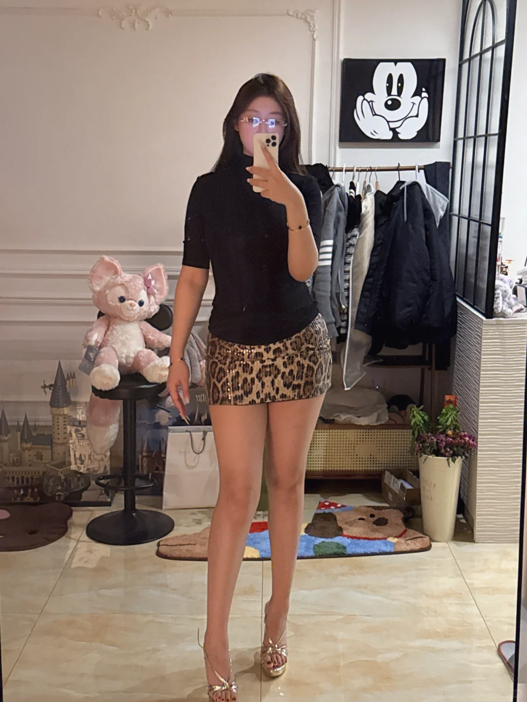 美到发晕的豹纹短裤！！！💖