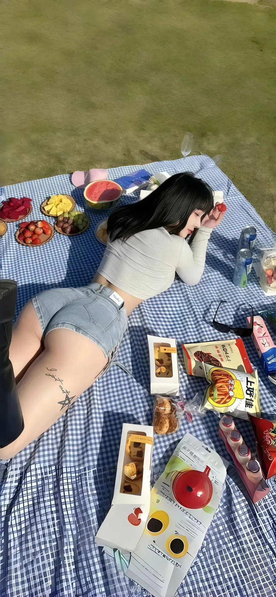 𝙎𝙝𝙖𝙧𝙚辣妹壁纸｜纹身辣妹