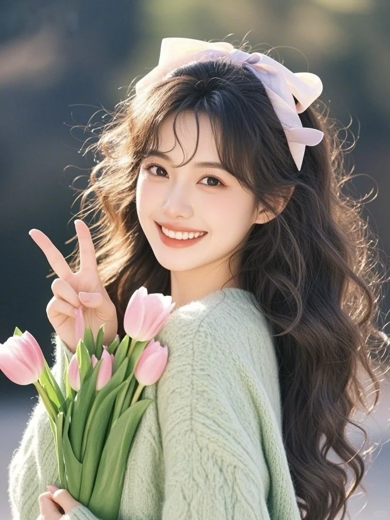 温柔甜美风，喜欢粉紫还是淡绿