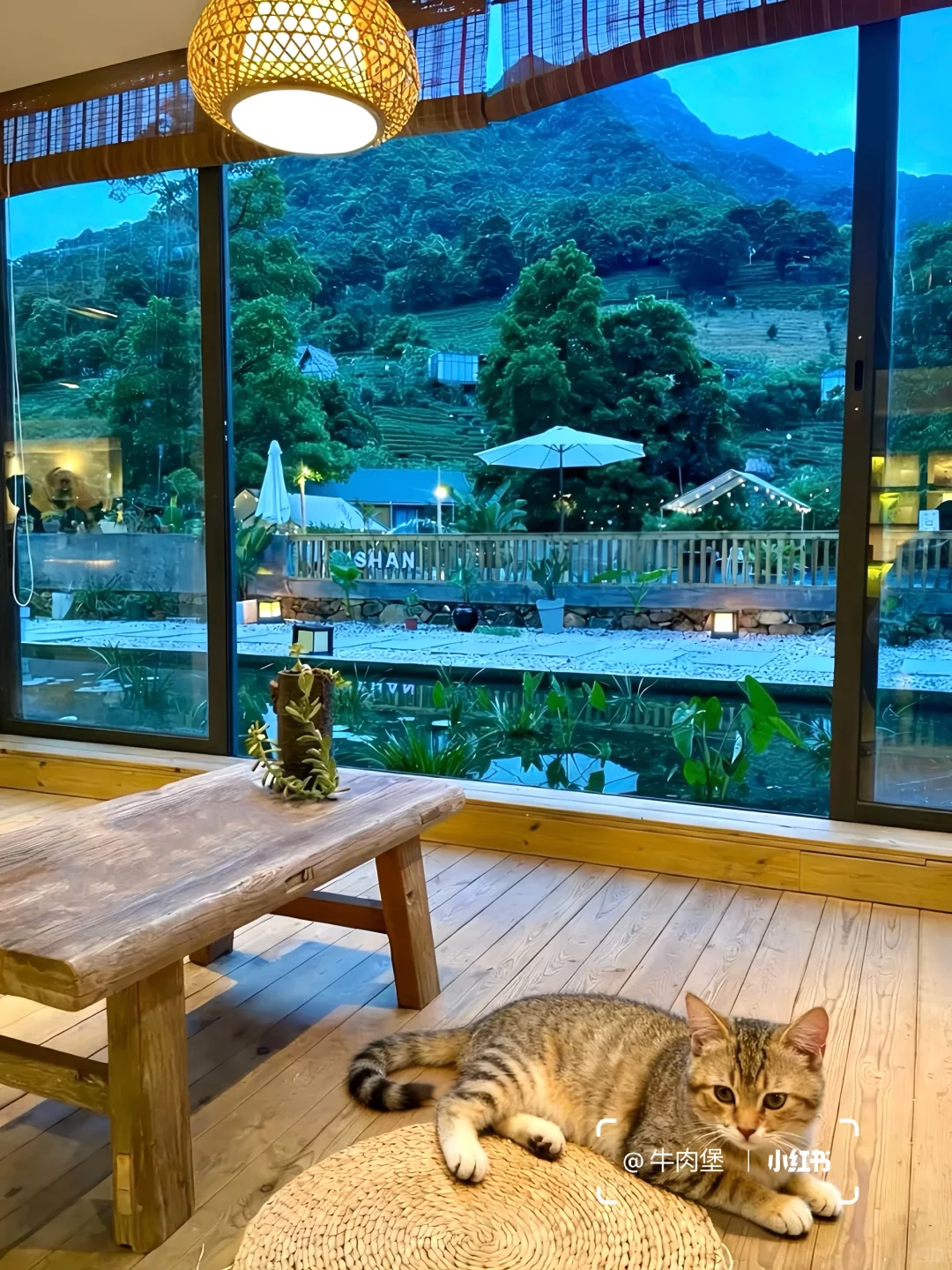 和男友住进山里泡私汤，连住3晚不想退房…