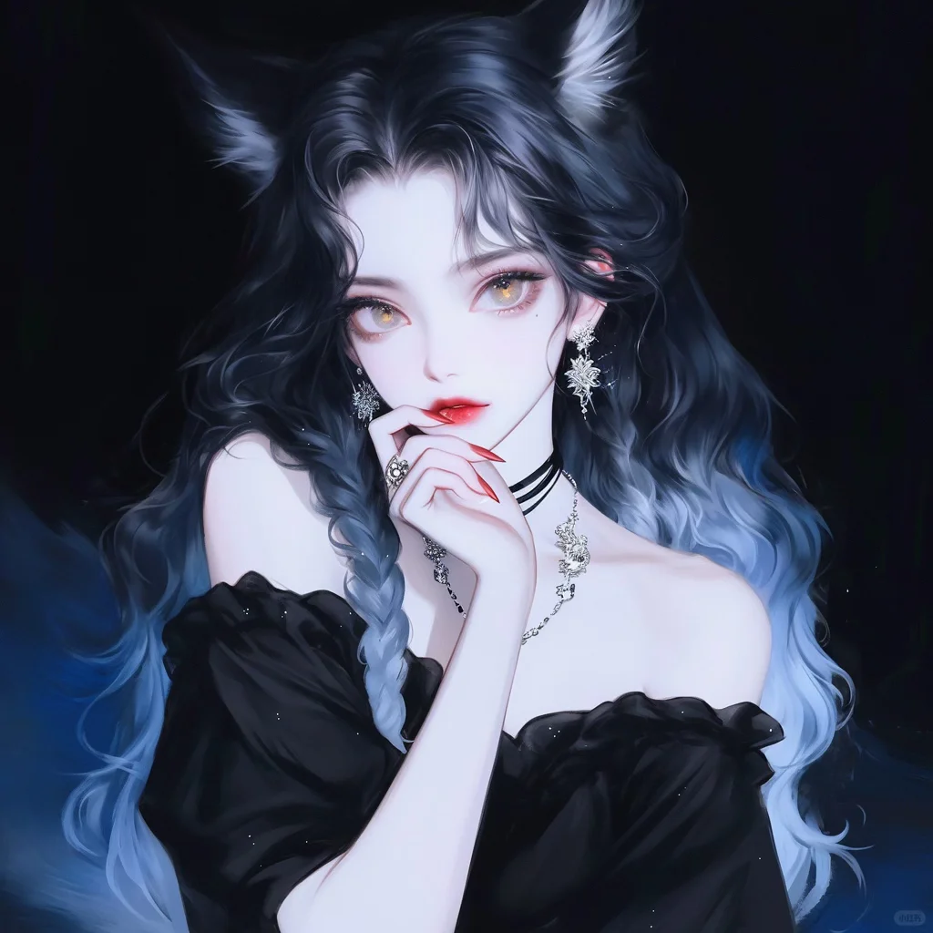 11月10日头像：暗夜猫系少女✨