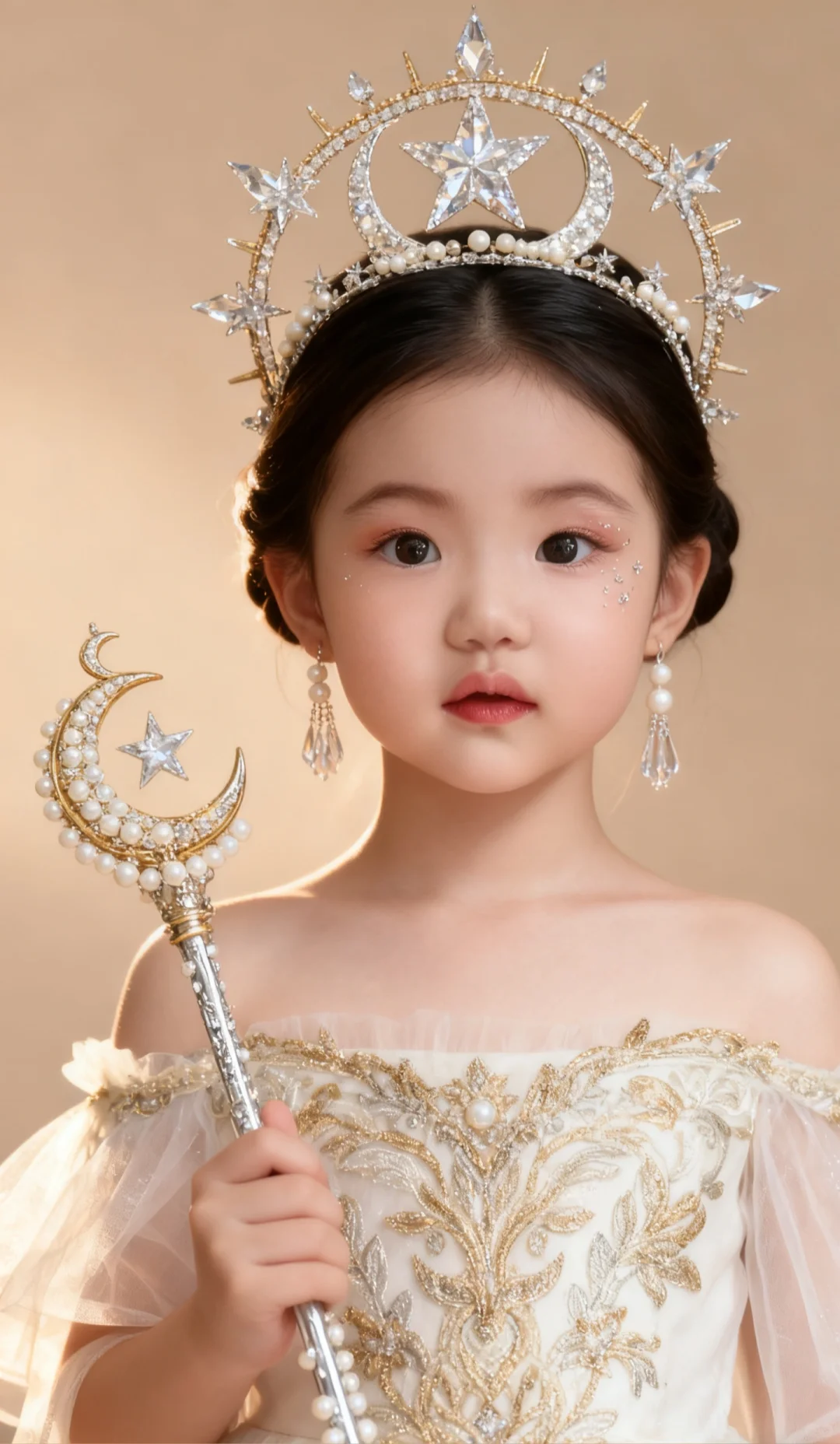 ✨女宝Ai写真┃🌙闪闪发光的星月女神风【原创】