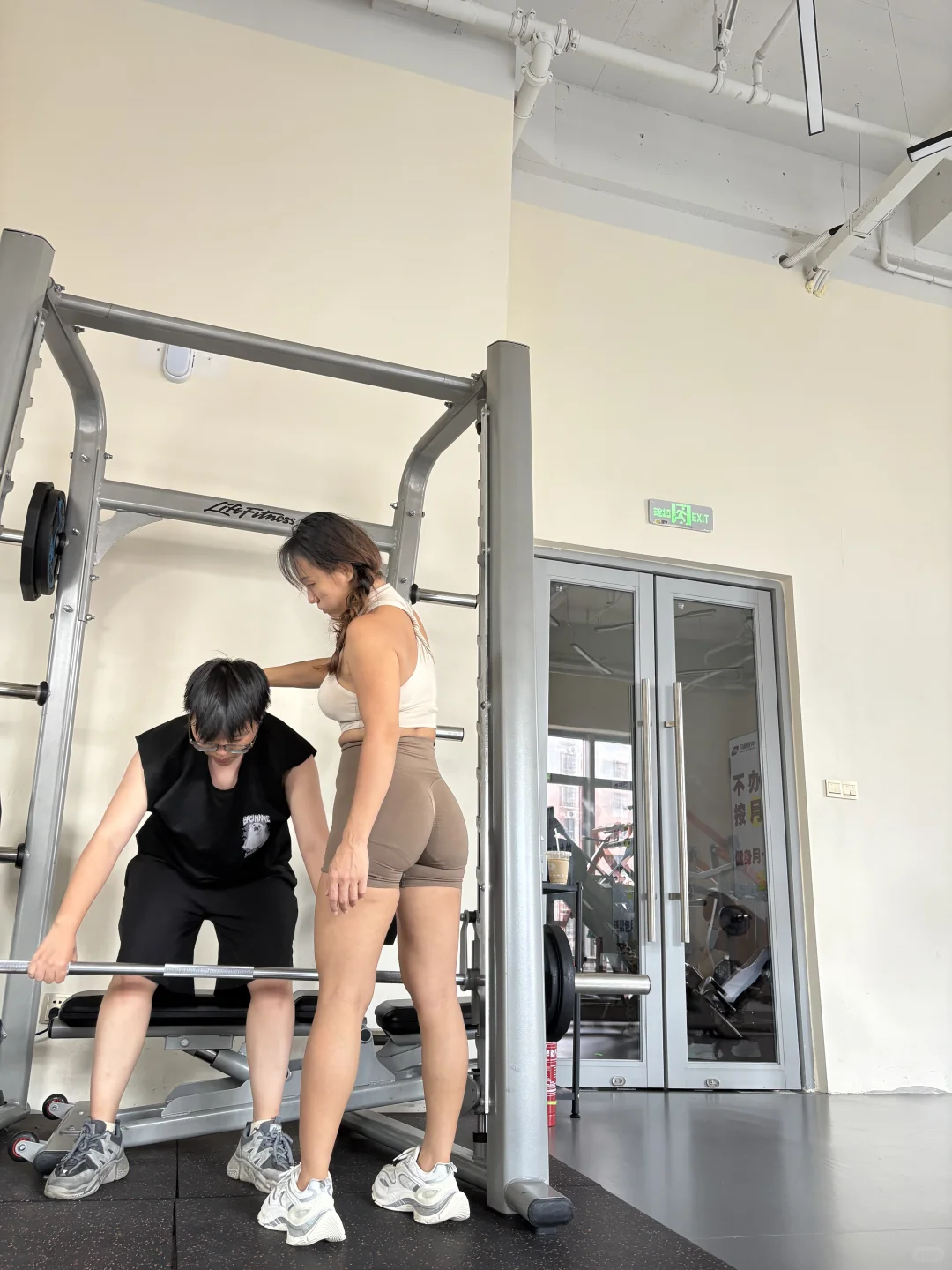 海口健身女私教一对一，专训练薄肌