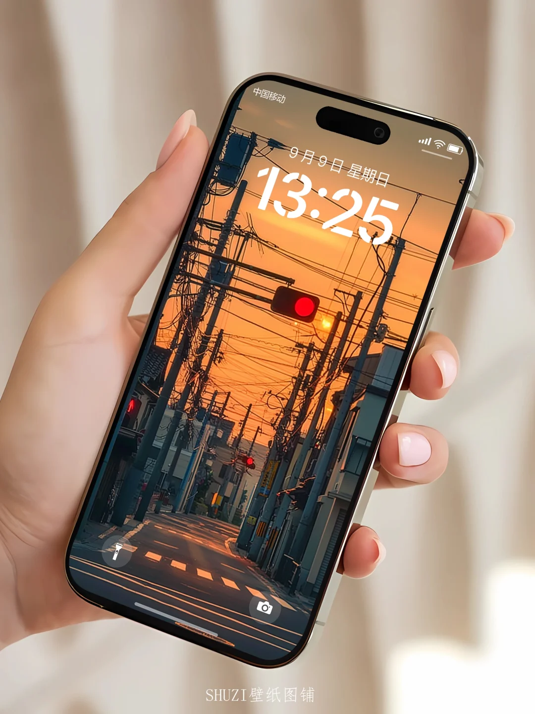 落日余晖街景｜高清壁纸