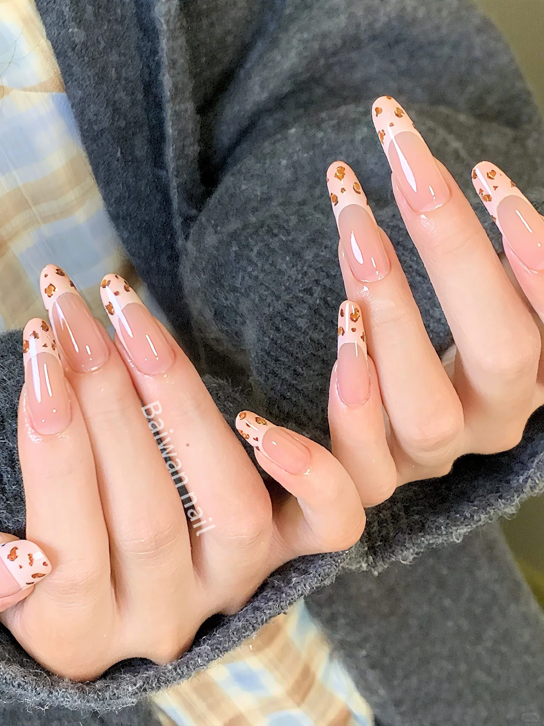 甜辣法式豹纹美甲💅🥵｜广州花都