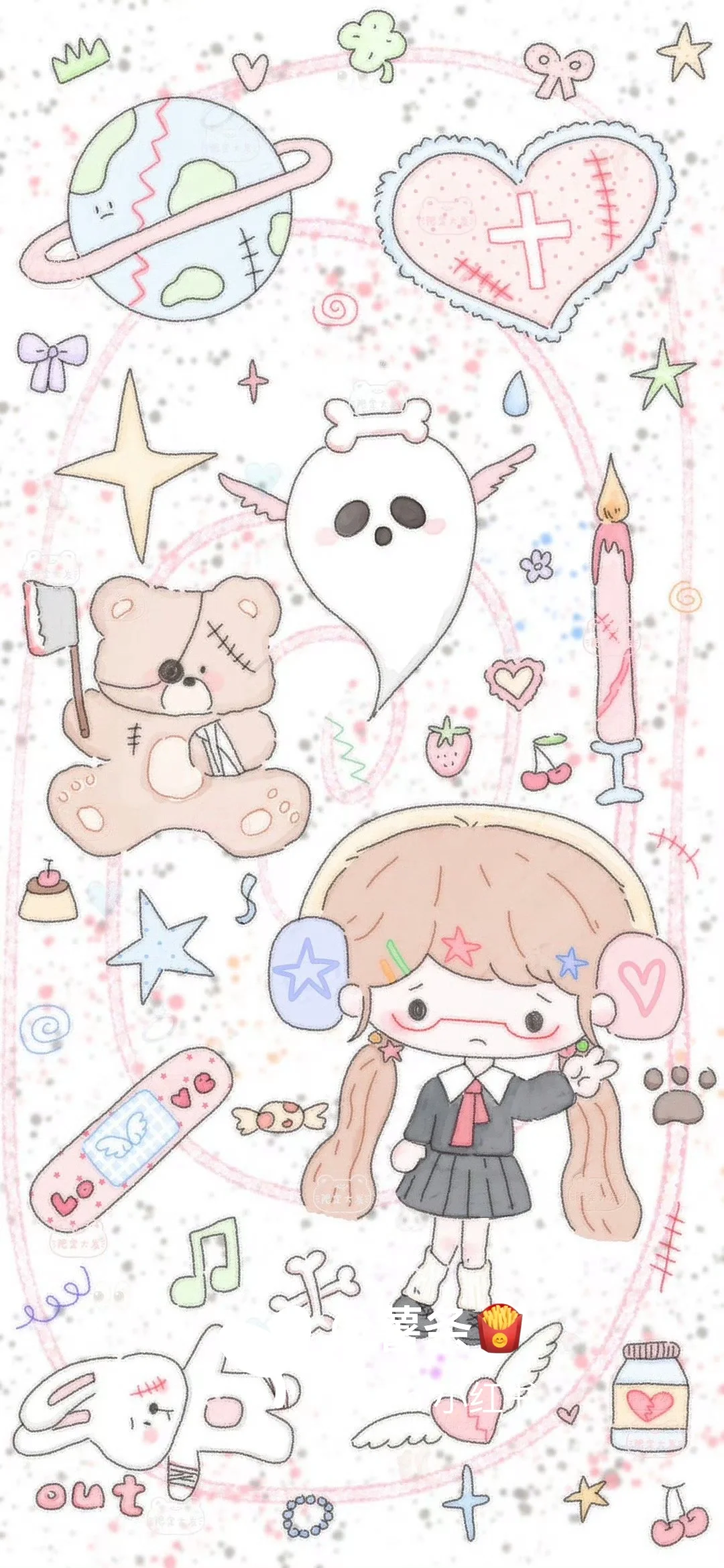 天呐噜 被这个壁纸治愈了>ㅅ<