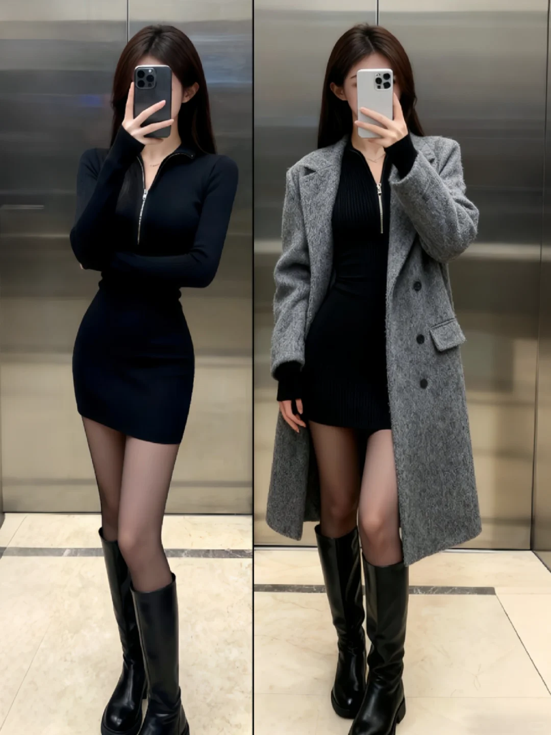 Vocal 这小黑裙谁穿谁身材辣！