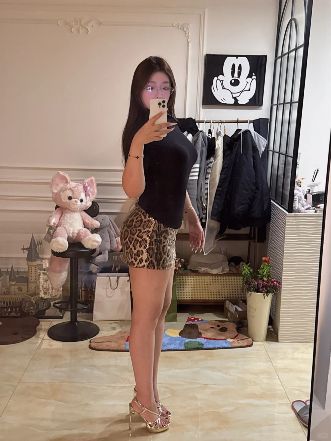 美到发晕的豹纹短裤！！！💖