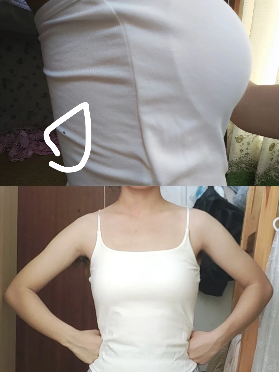 7件吊带外比，找到不透吊带啦