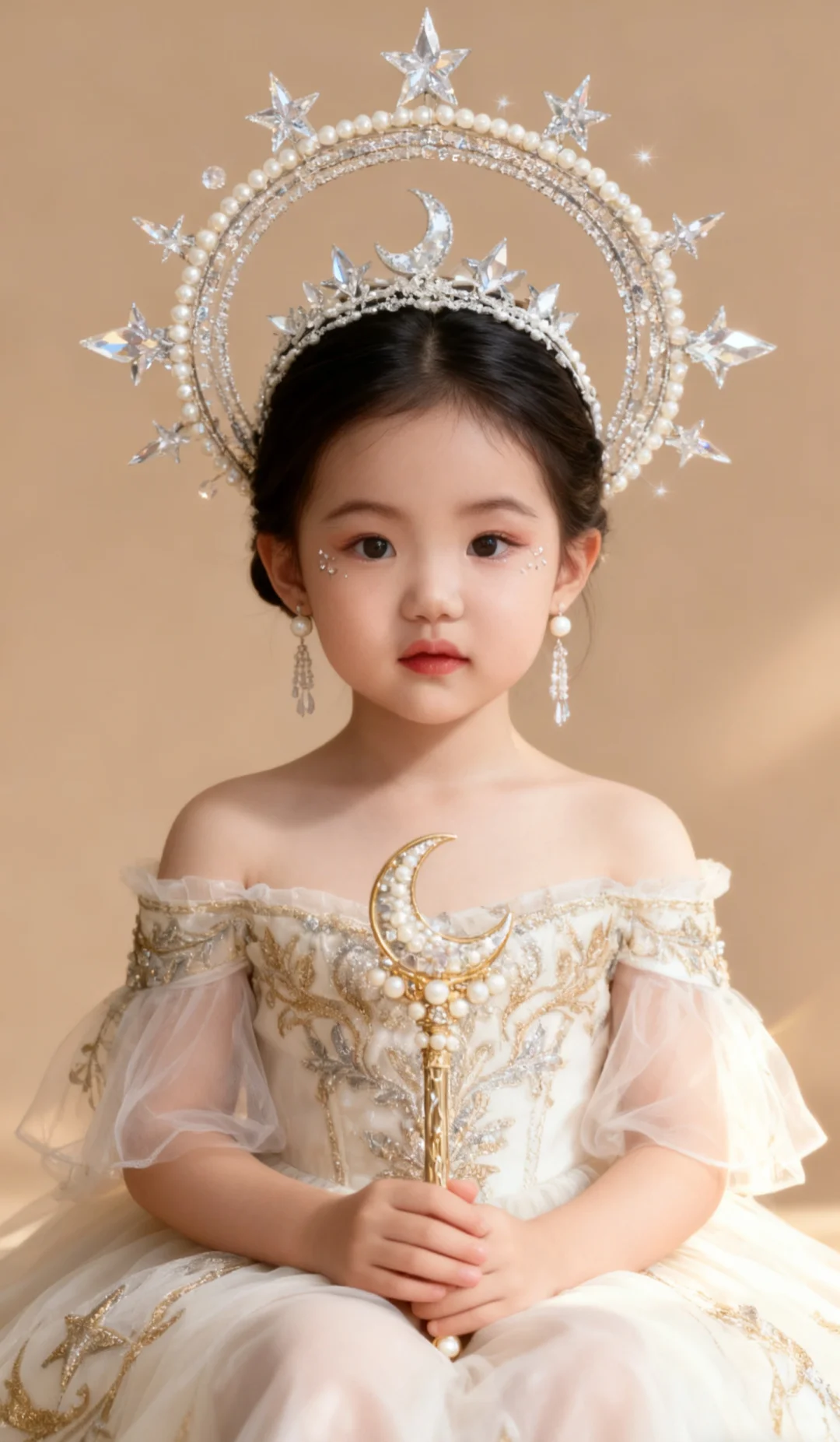 ✨女宝Ai写真┃🌙闪闪发光的星月女神风【原创】