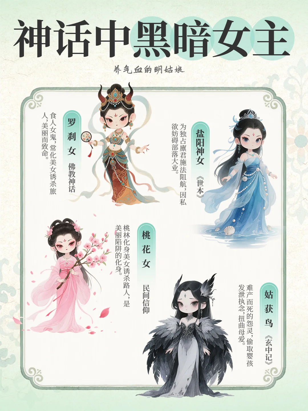 🌟神话里的黑暗女主🖤危险又迷人的反派