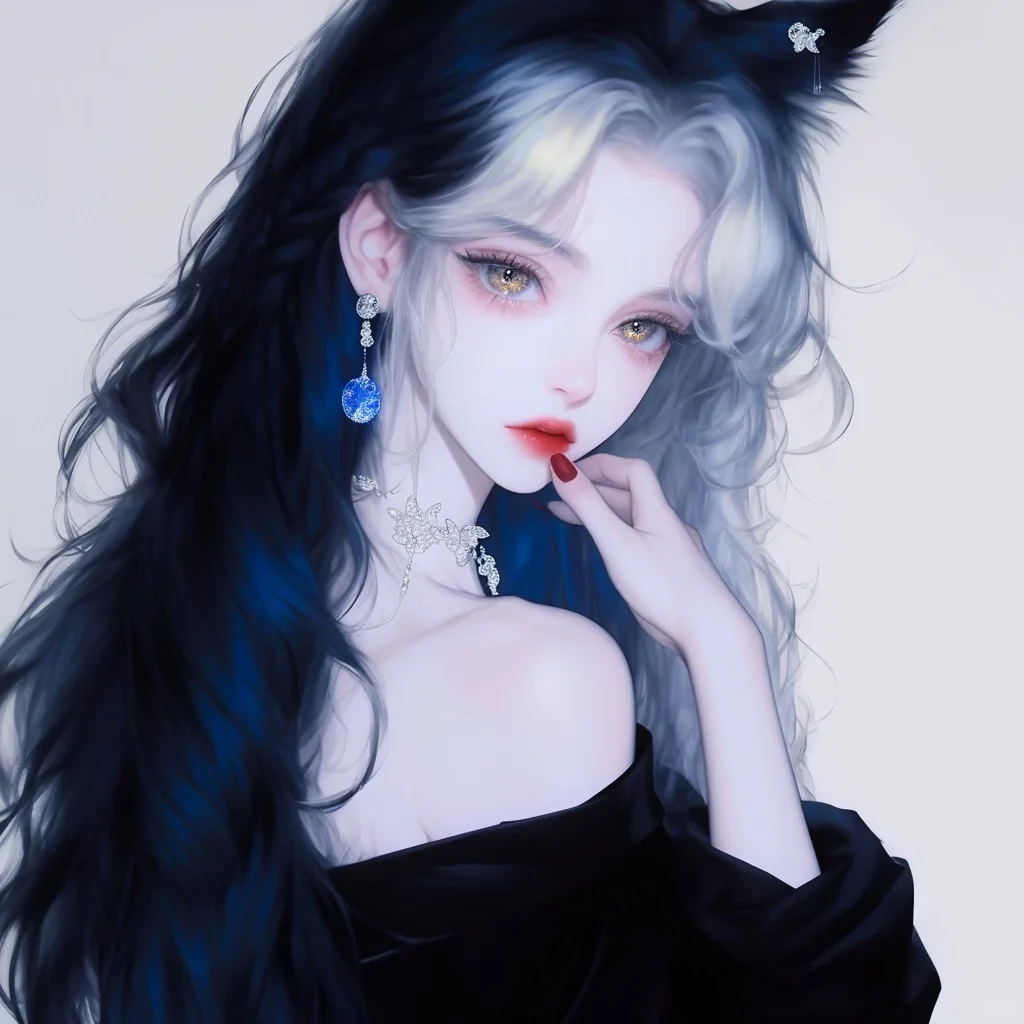 11月10日头像：暗夜猫系少女✨