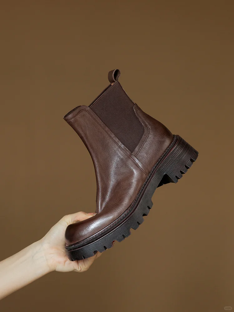 🍂秋日OOTD必备！复古切尔西靴真香