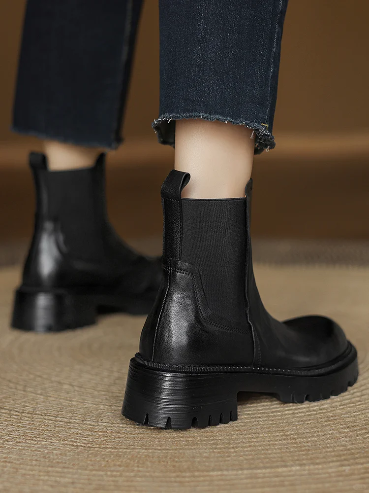 🍂秋日OOTD必备！复古切尔西靴真香