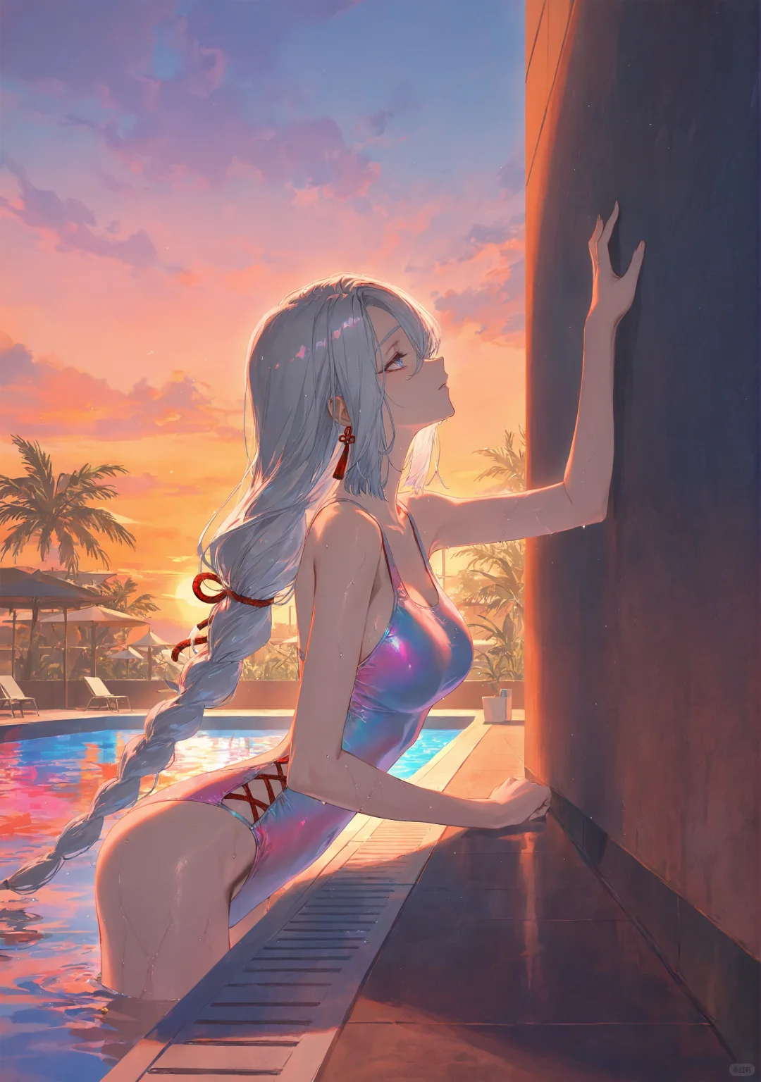 泳池申鹤 你要一起来玩吗？