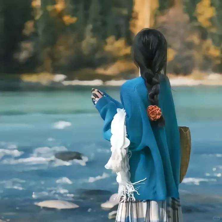 唯美背影女头像