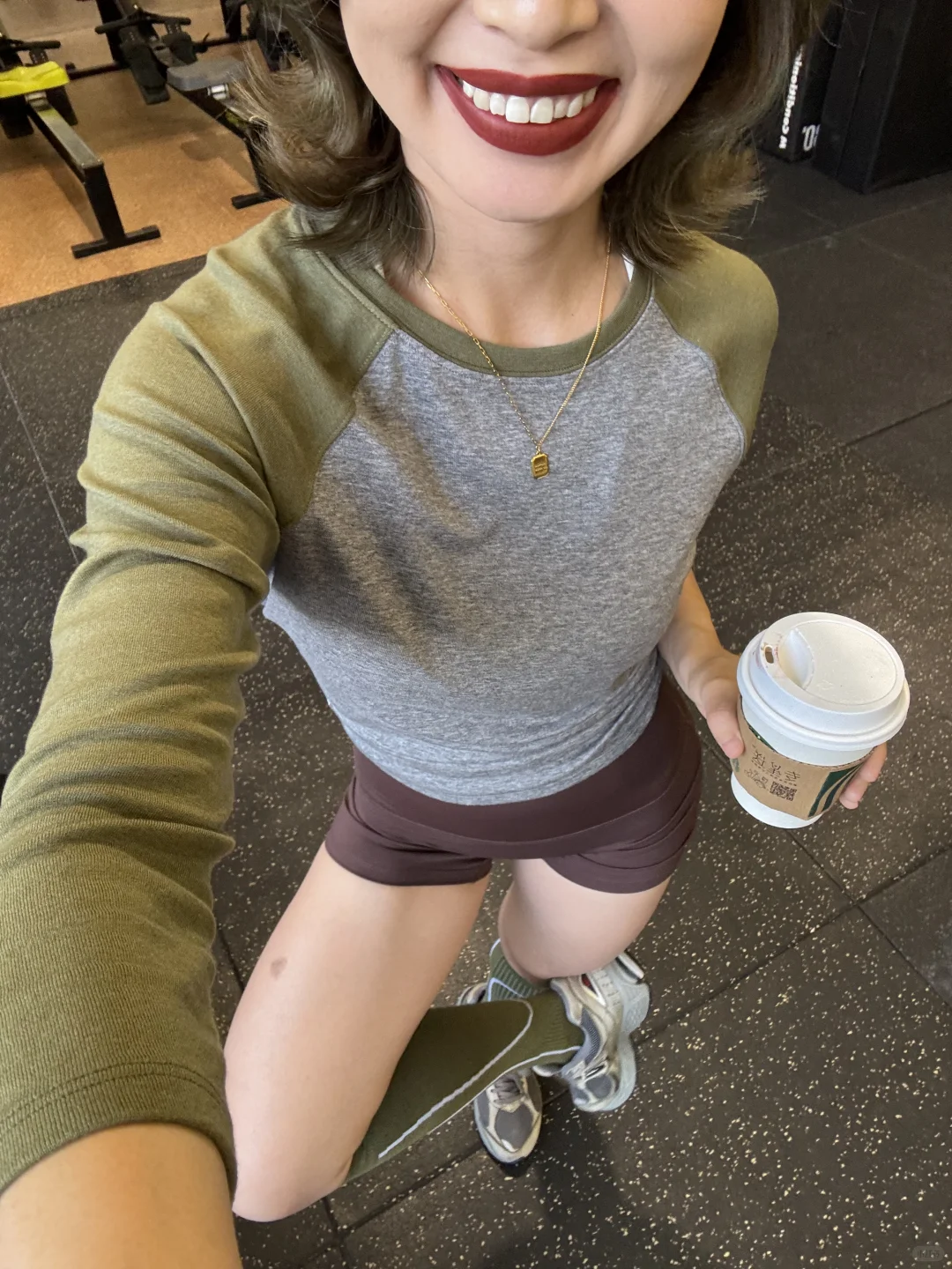 五颜六色的绿色💚健身穿搭合集