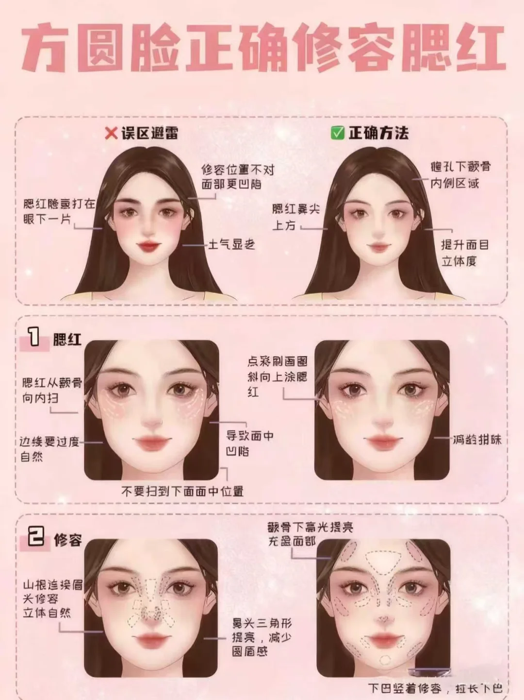 互联网没有人说过的！方圆脸到底怎么能好看