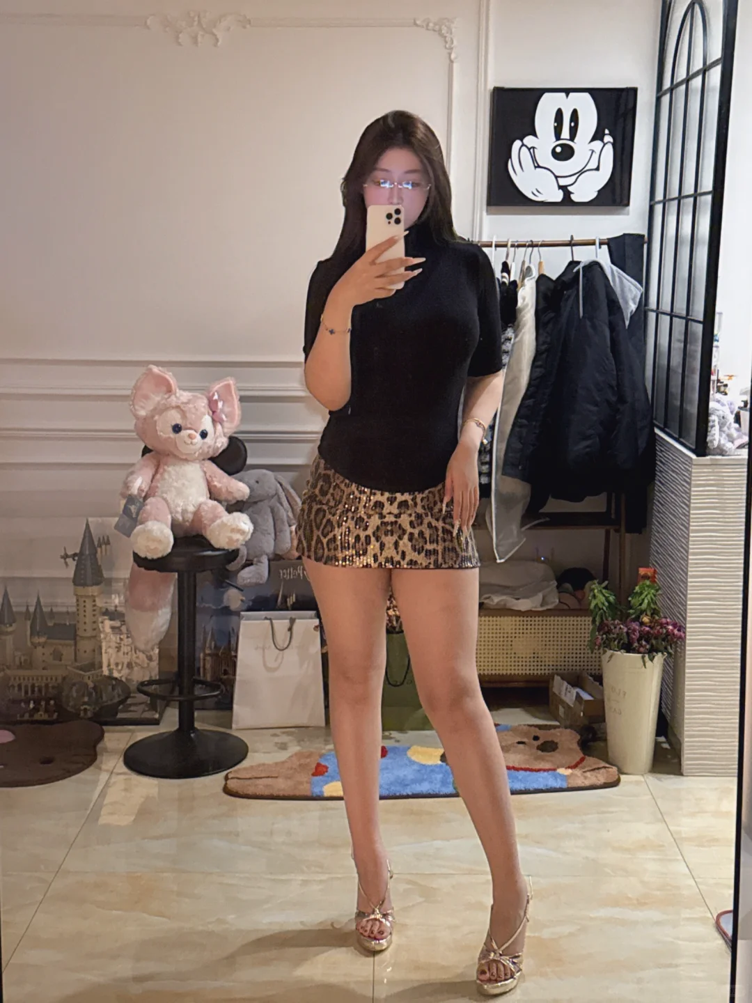 美到发晕的豹纹短裤！！！💖