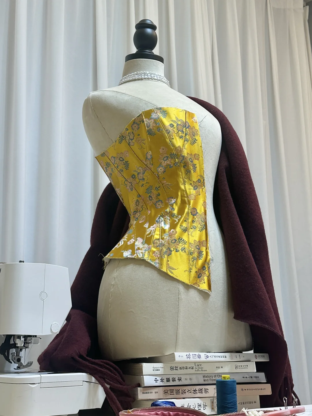 分享我的Corset制作日常和细节🧵🪡