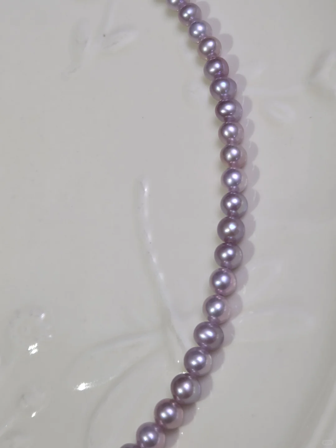 绝美香芋紫色天然淡水珍珠Baby珠小米珠项链