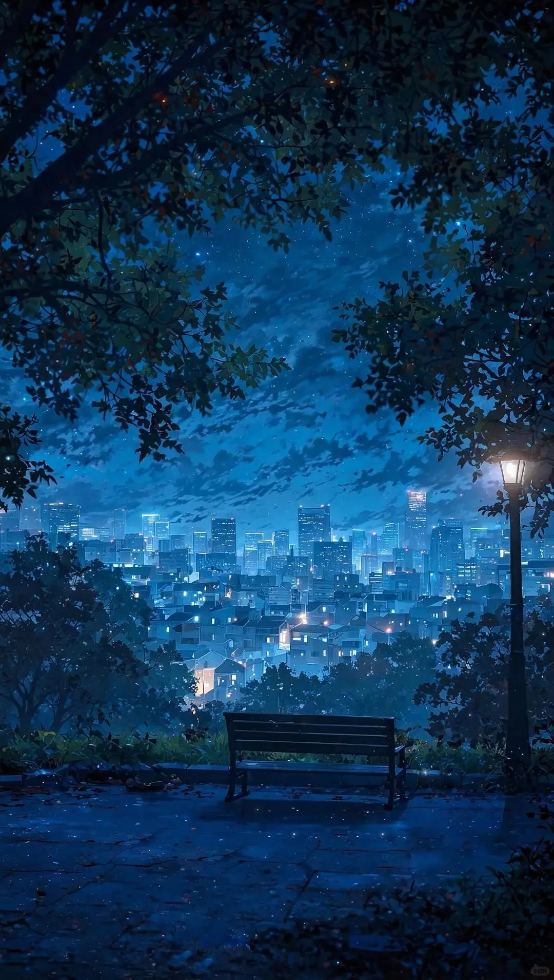 跟我换一张你喜欢的壁纸、星空下的城市