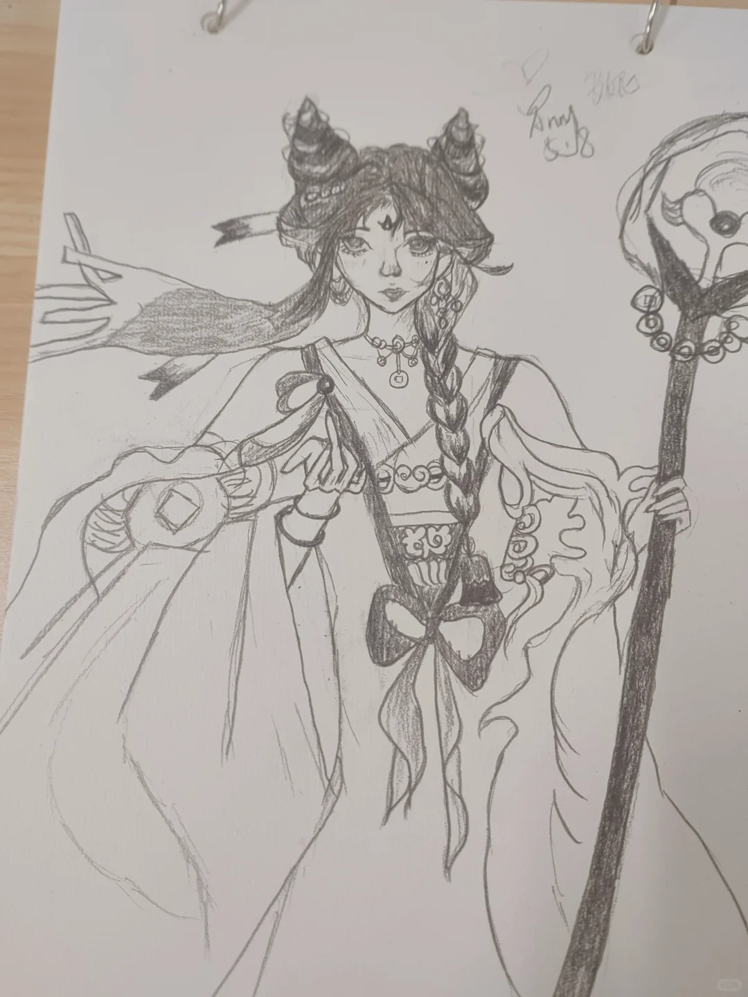 🙈线条有点重没画好😭