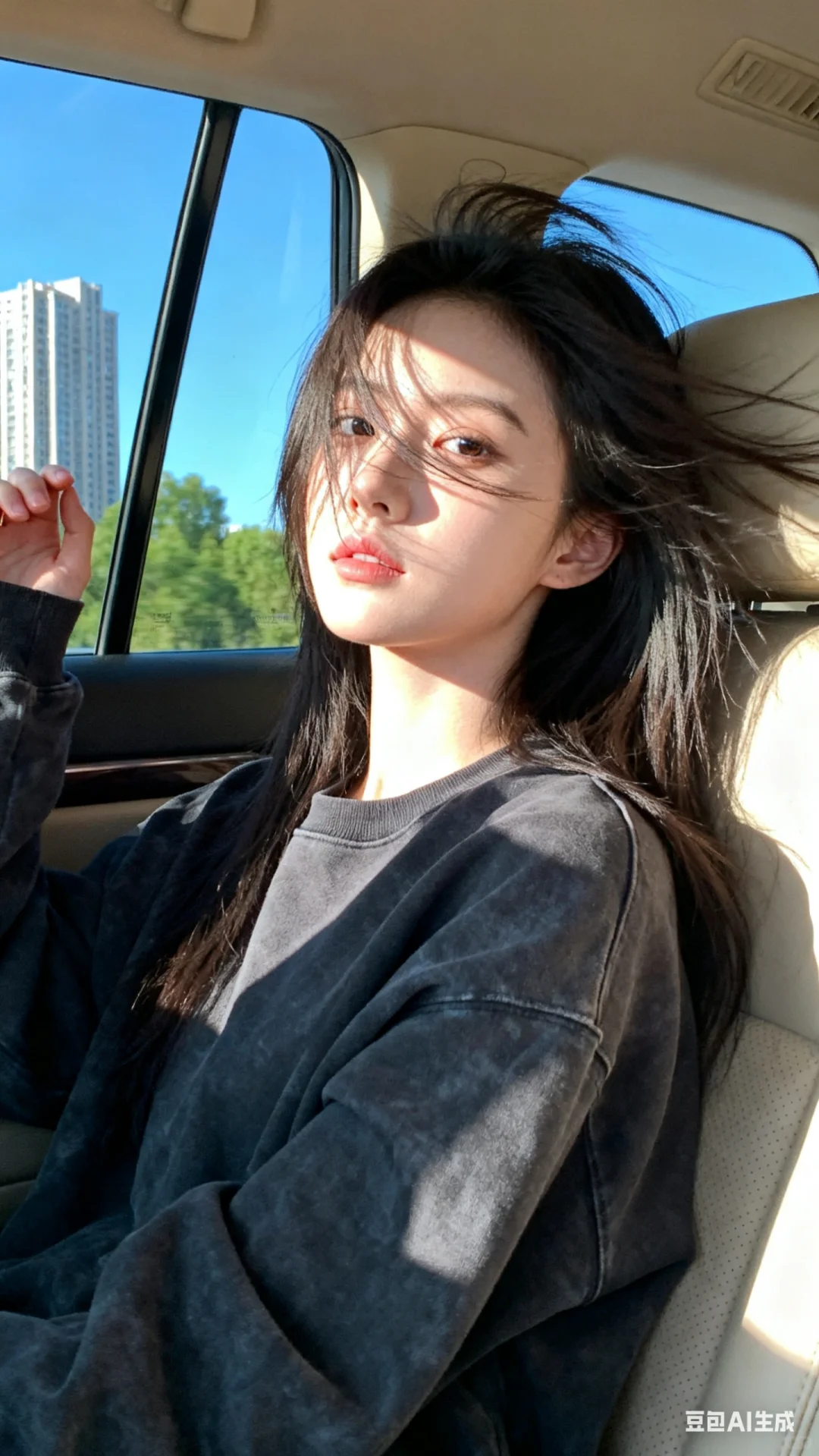 满满青春气息的氛围感美照（AI）