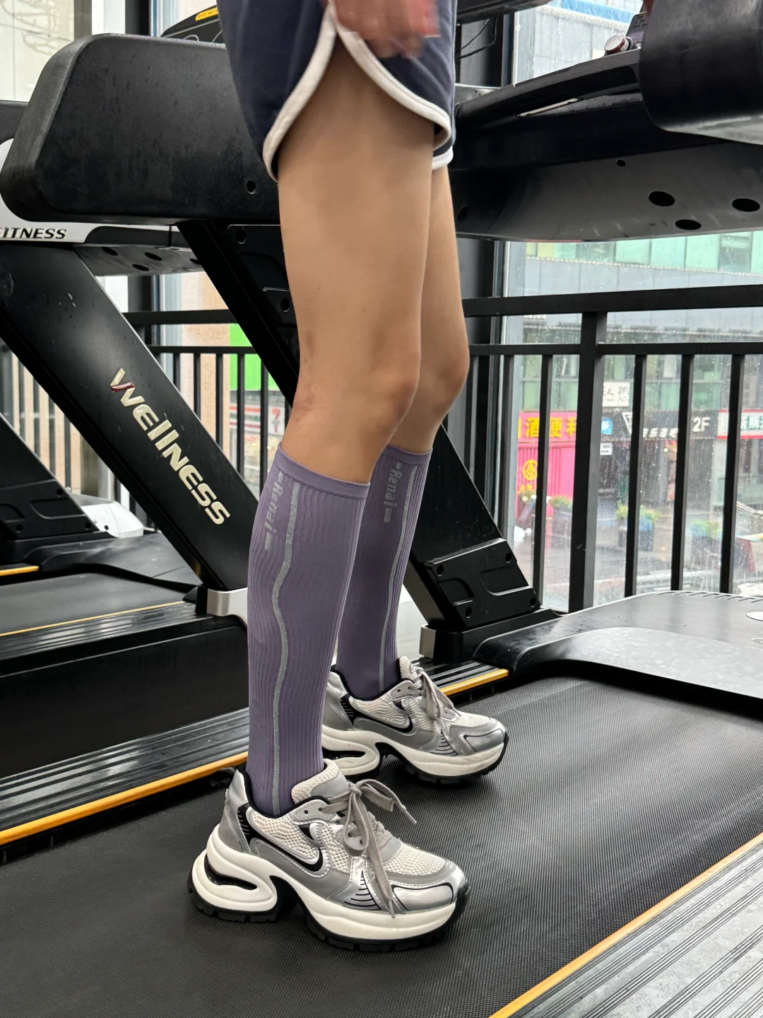 健身房看到的‼️爬坡穿压力袜真的不粗腿！