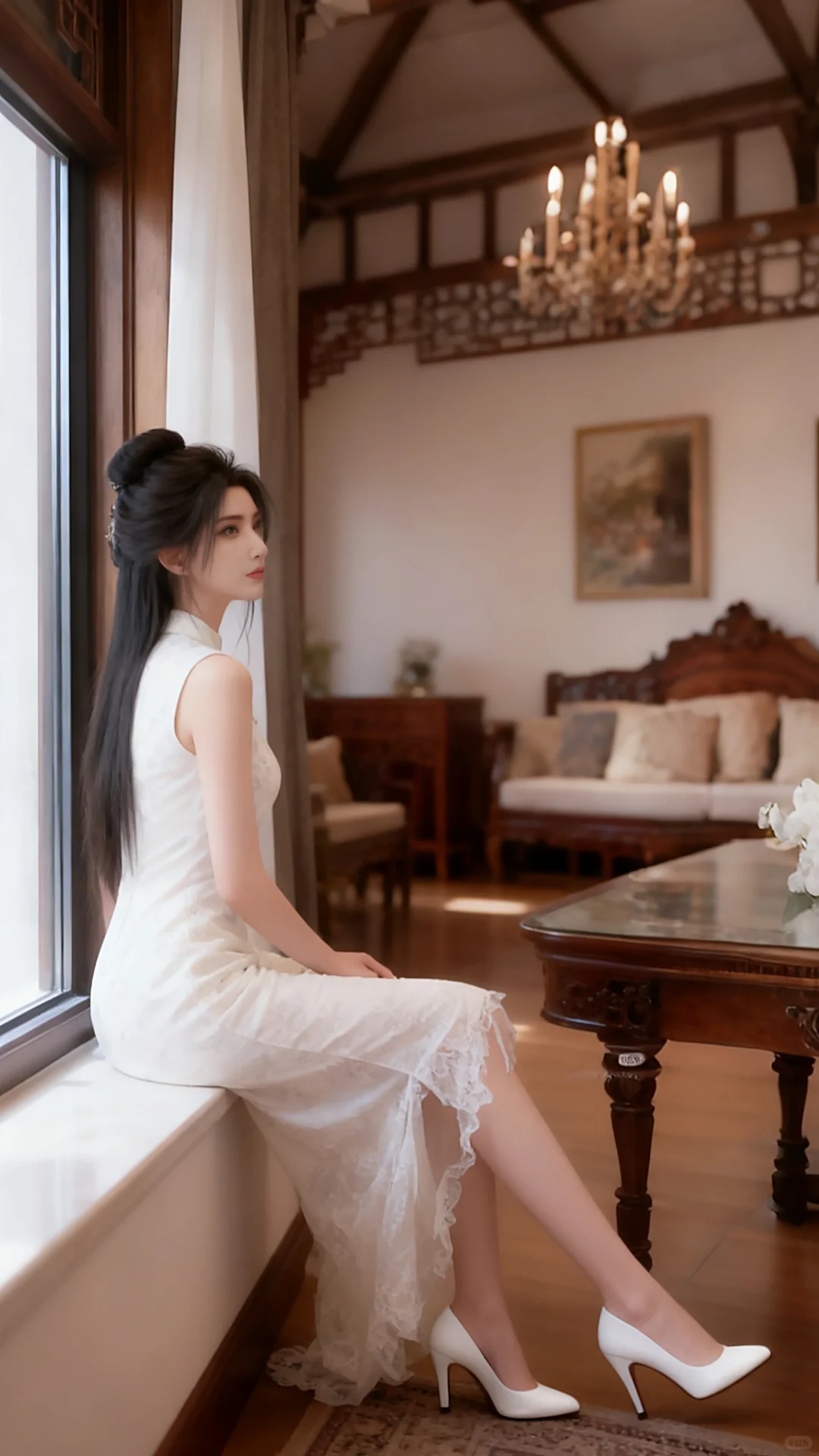 国漫女神穿上现代装陆雪琪