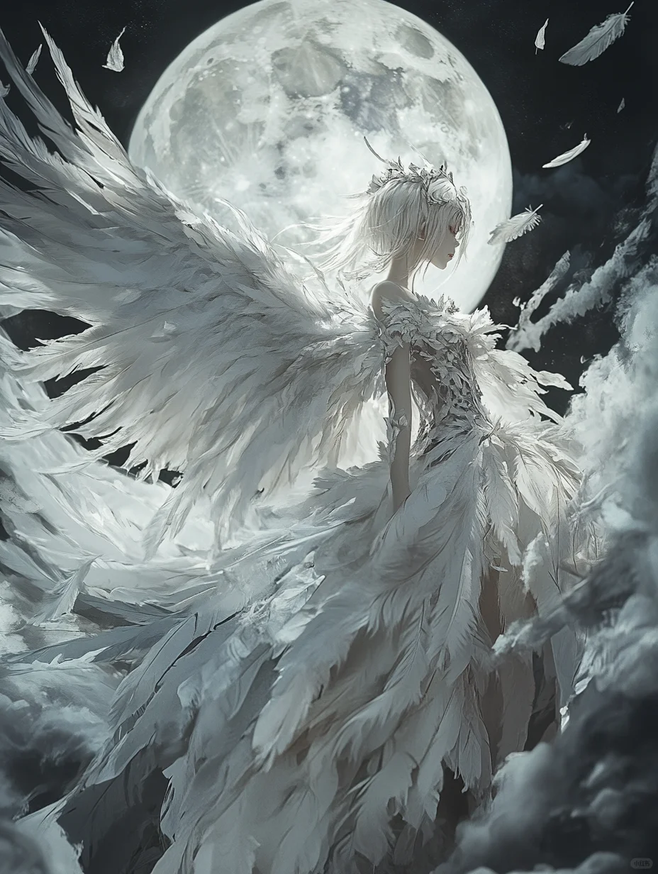 每一根羽毛，都是月光的囚牢。