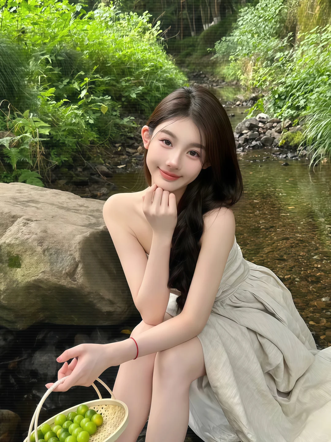 谁能拒绝这么甜的女生呢～滴滴！