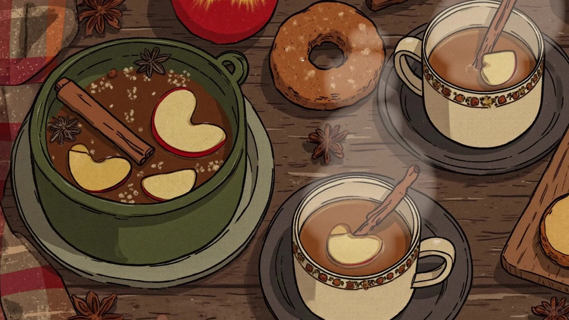 圣诞iPad壁纸 ｜ 食物篇