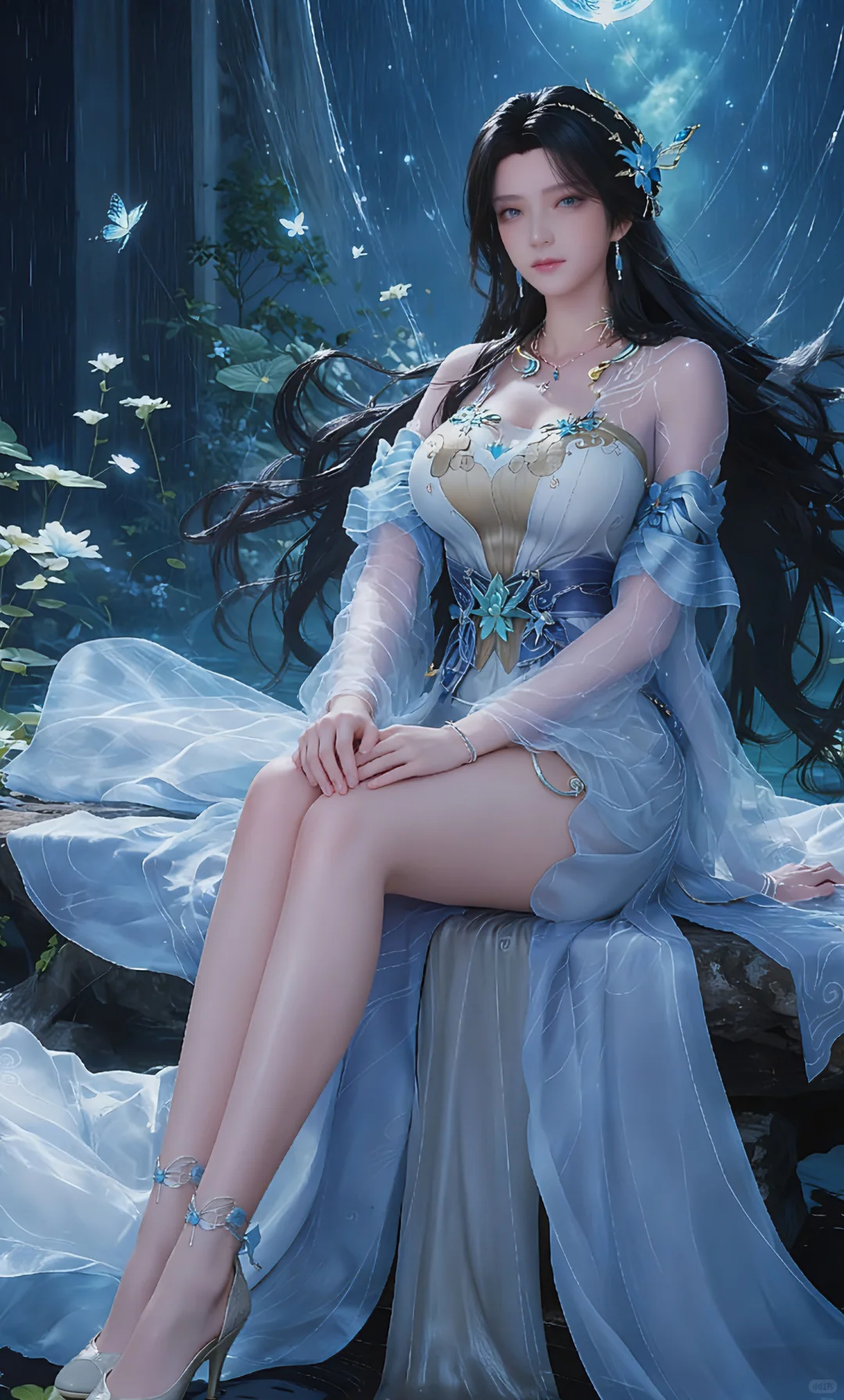 国漫女神绘画壁纸、安妙依篇！