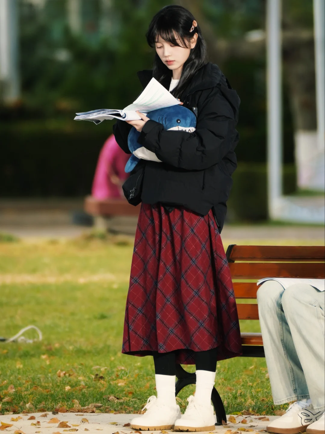 已经数不清，田曦薇穿了几次这双小白鞋🤞