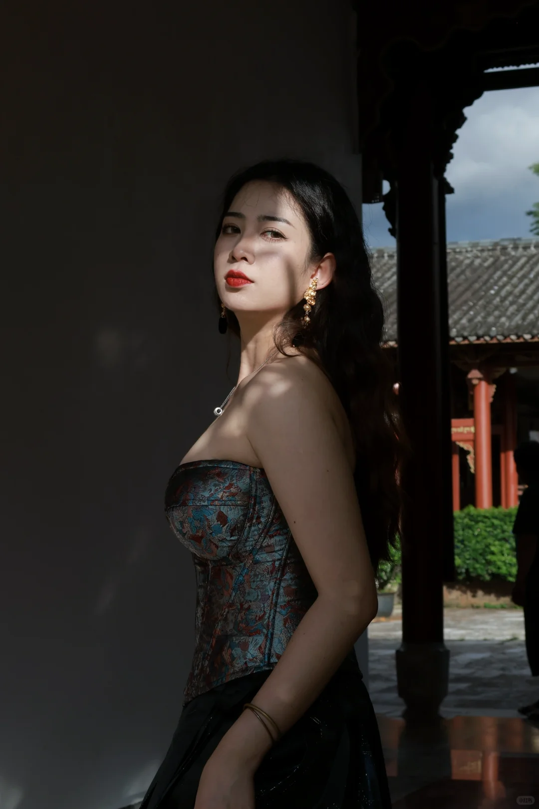 鱼骨胸衣搭马面终于也让我穿上了