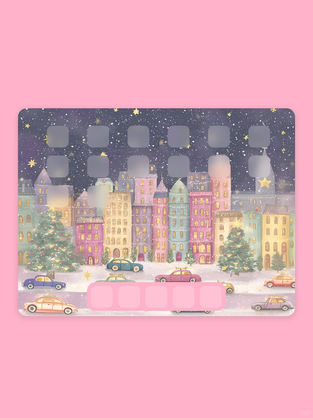 星光坠入糖果城｜圣诞氛围感壁纸｜C907