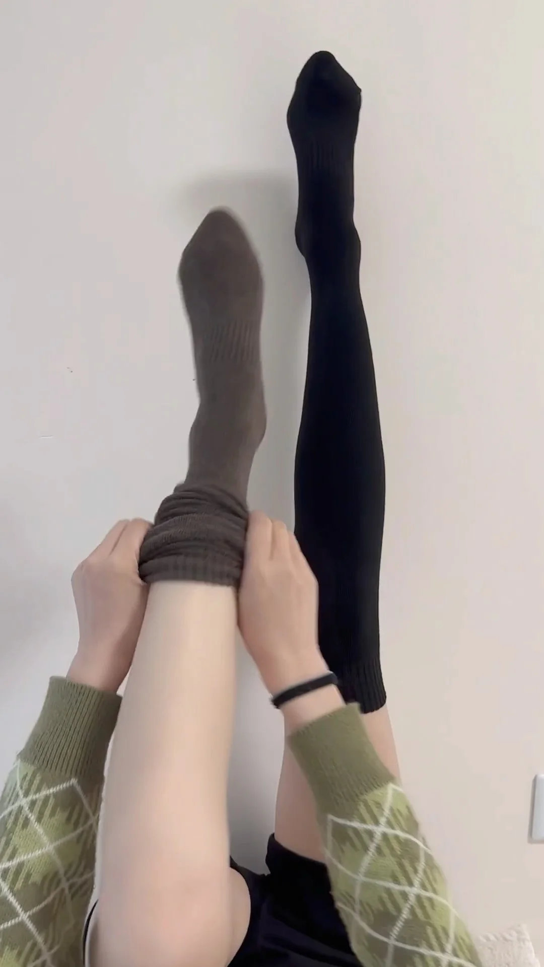 不勒人的大腿袜