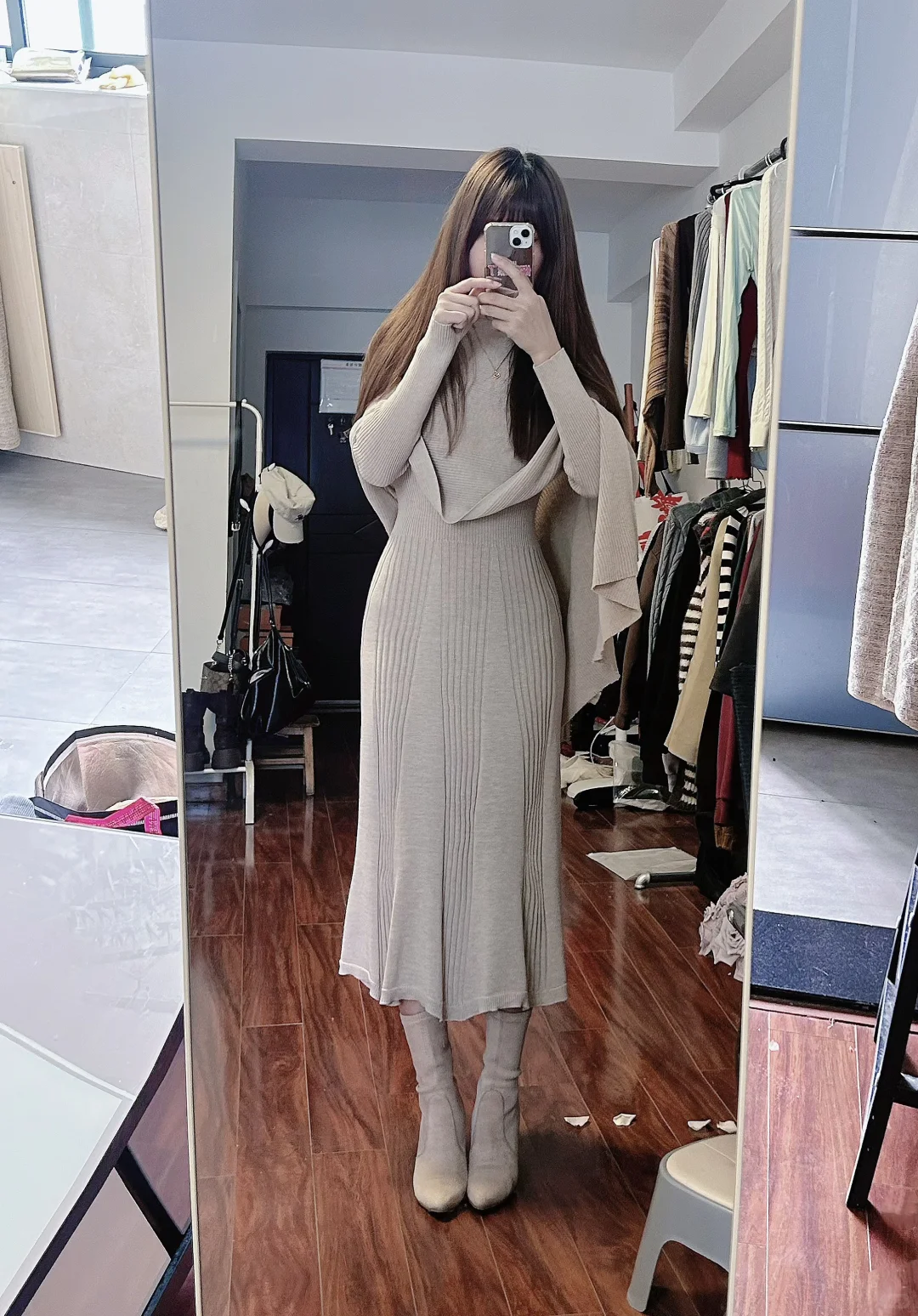 包臀裙别太显身材了