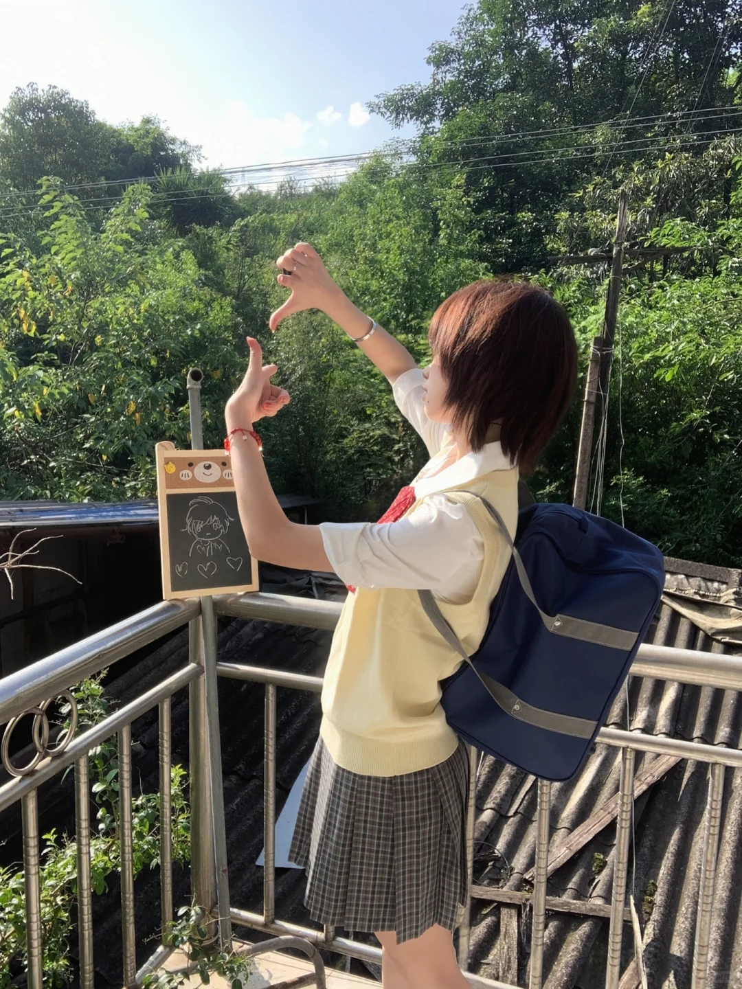 关于我在农村里拍的jk合集