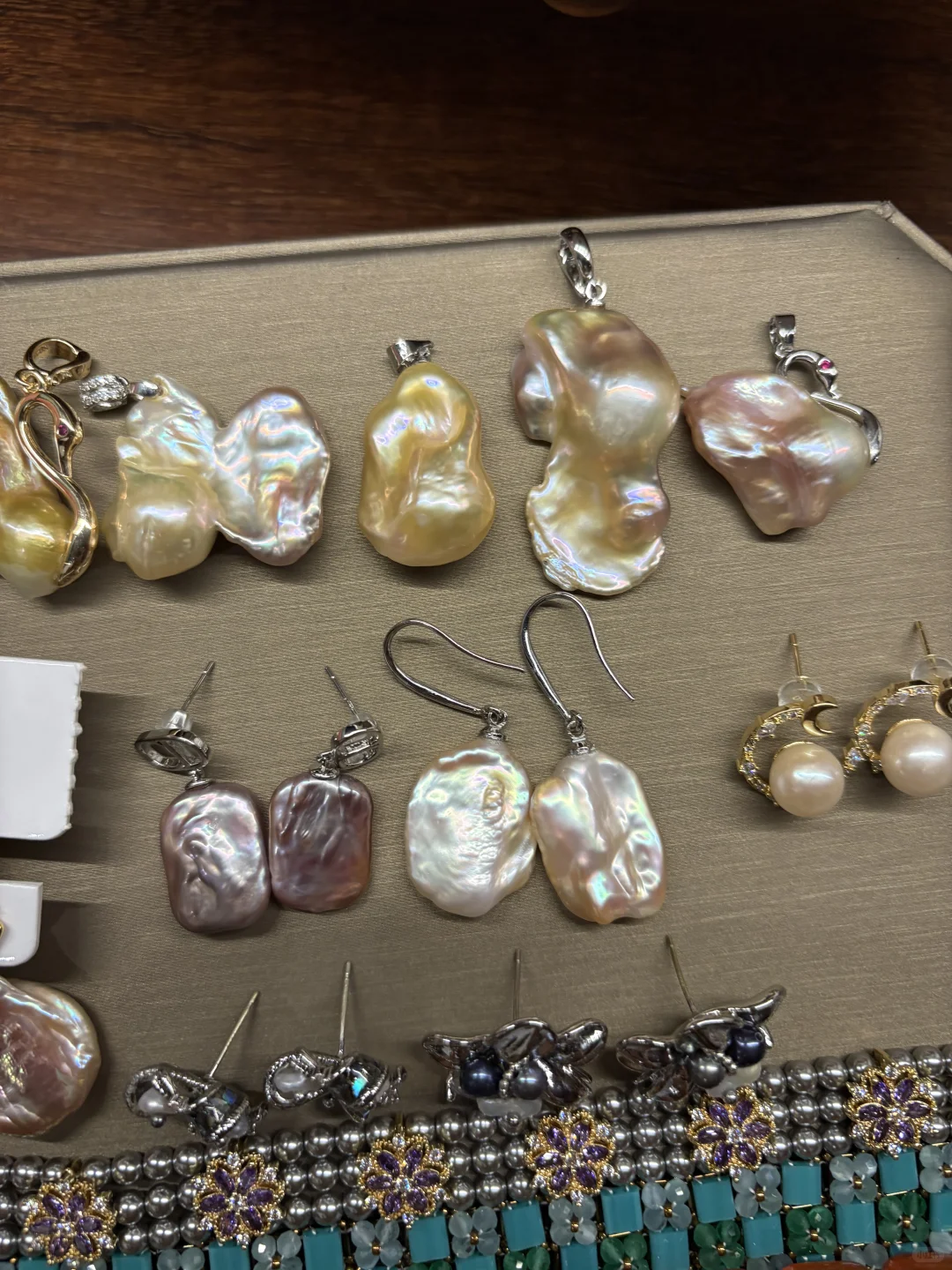 50一件三件包邮出闲置天然淡水珍珠巴洛克饰