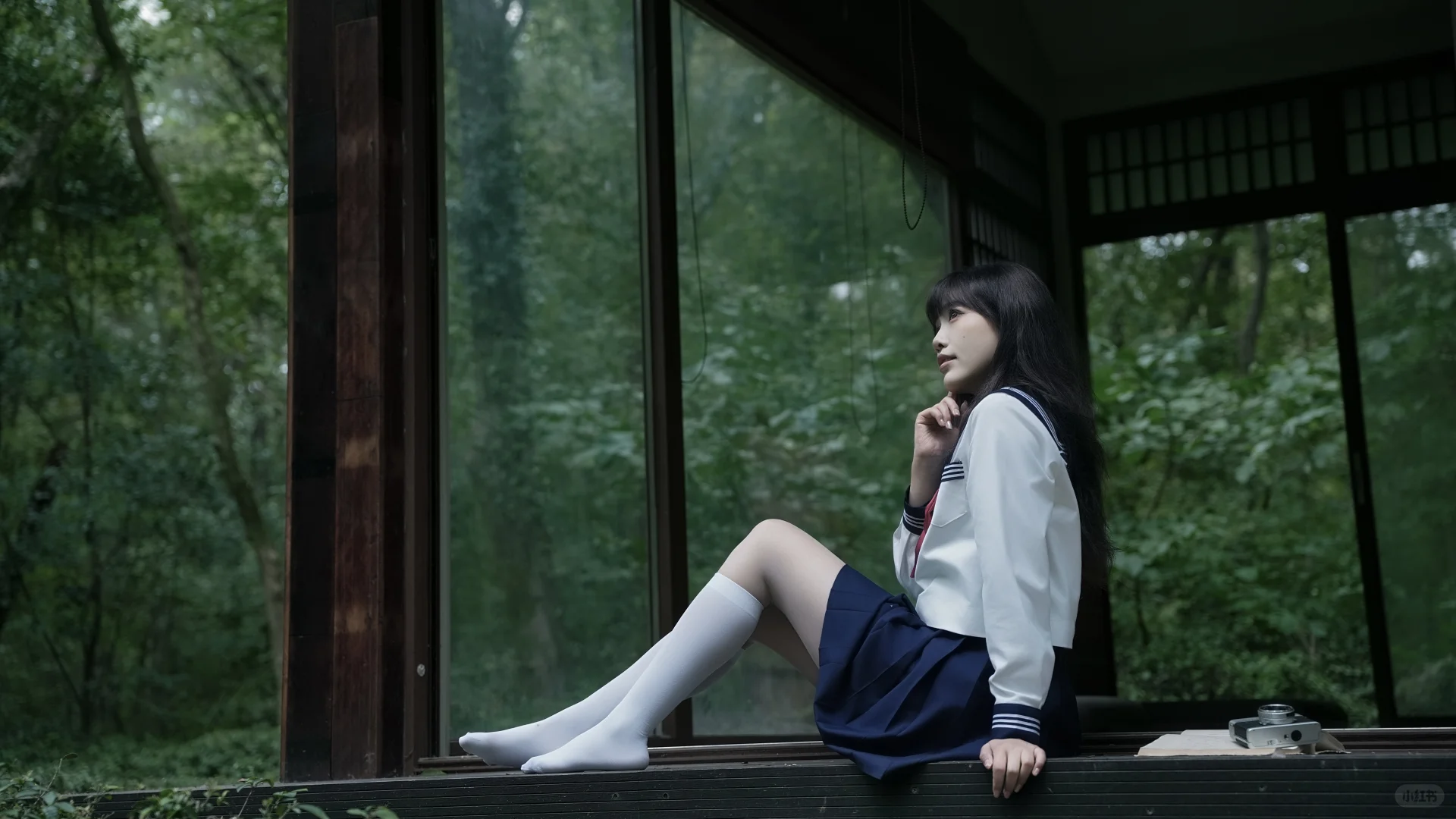 森林里穿jk谁拍谁好看！