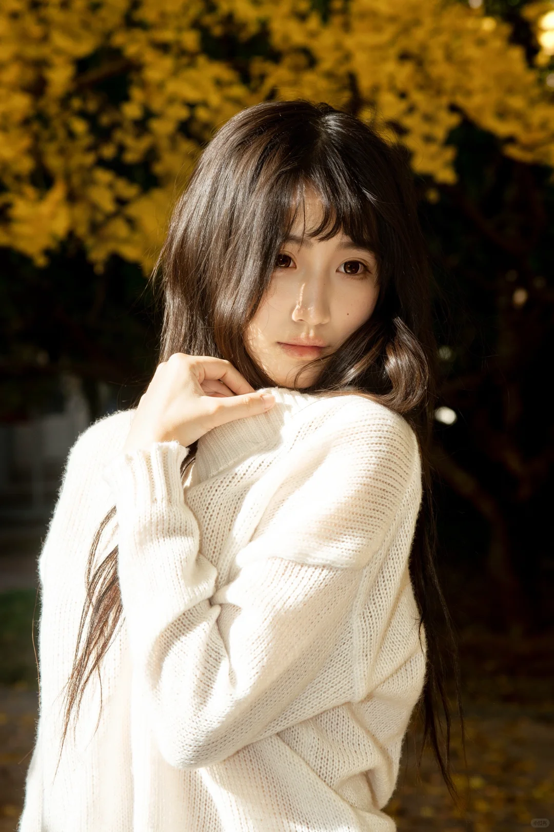 【🍂朝阳公园秋日心动警报！JK短裙×银杏雨，清