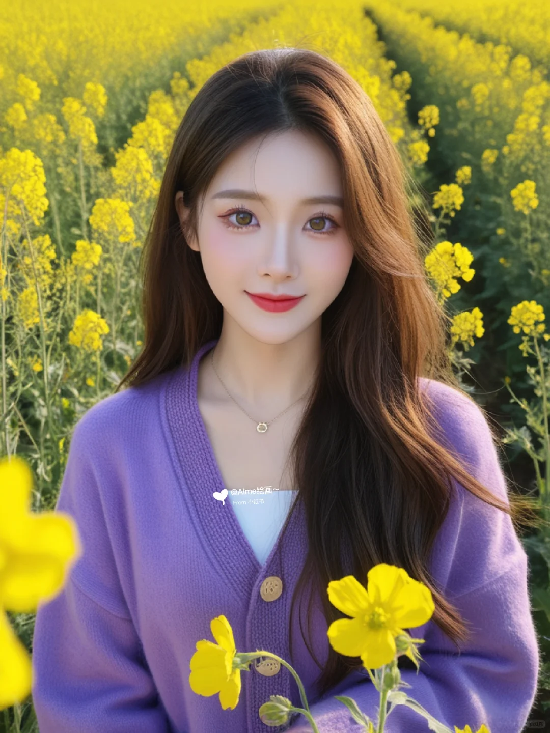 Ai写真🌿🌸风里已经有了春天的味道🎨
