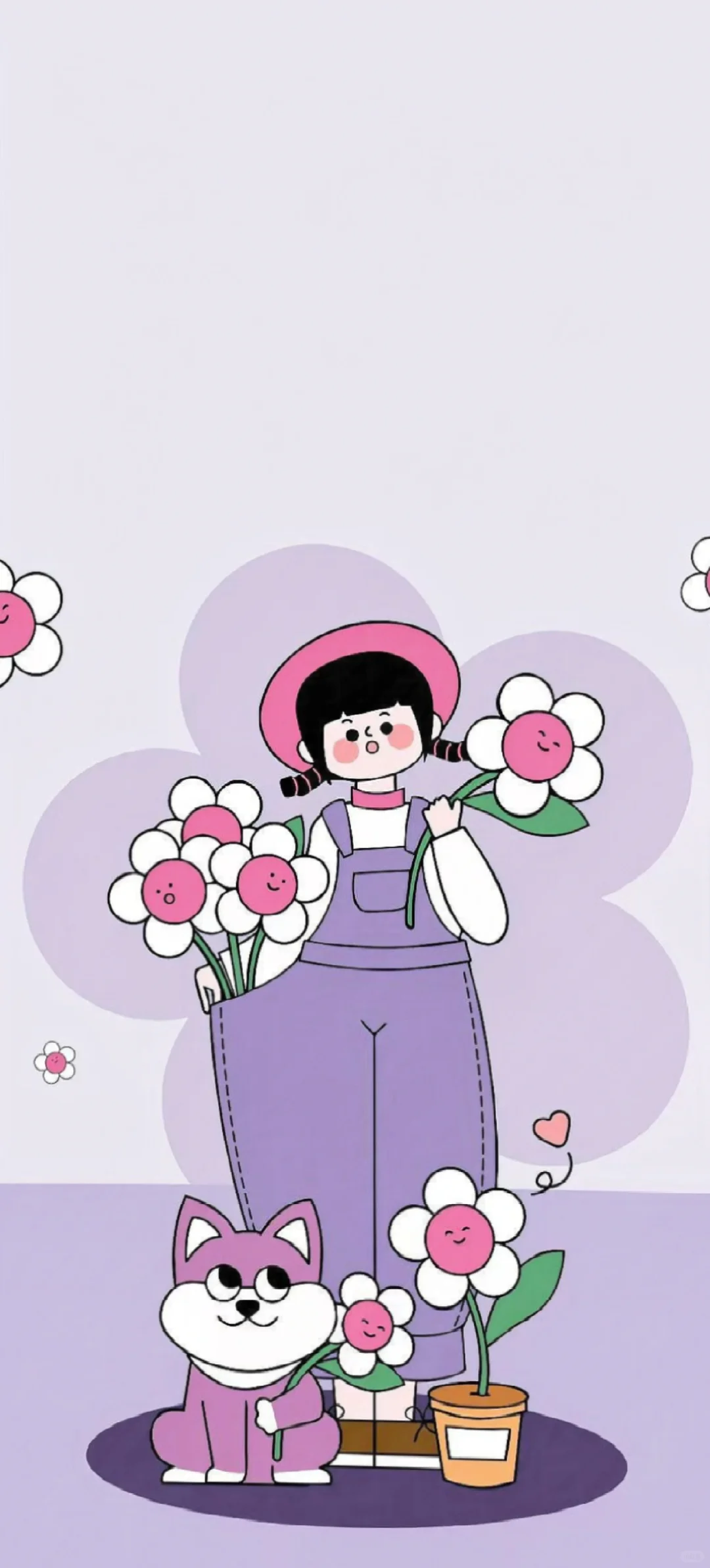 今天的壁纸是甜妹的梦中情图！