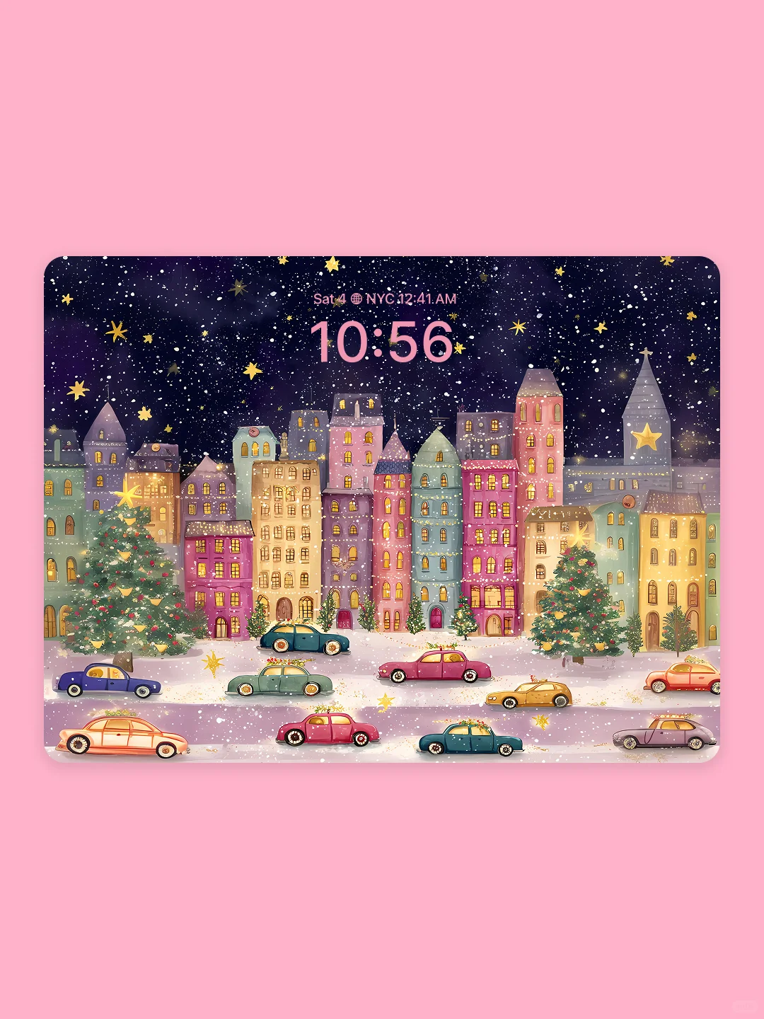 星光坠入糖果城｜圣诞氛围感壁纸｜C907