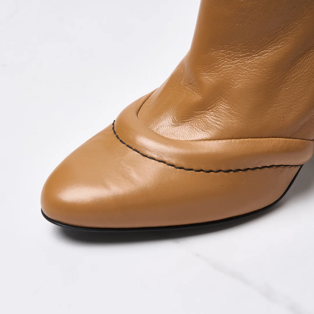 2️⃣折Marni女士复古高跟长靴💅